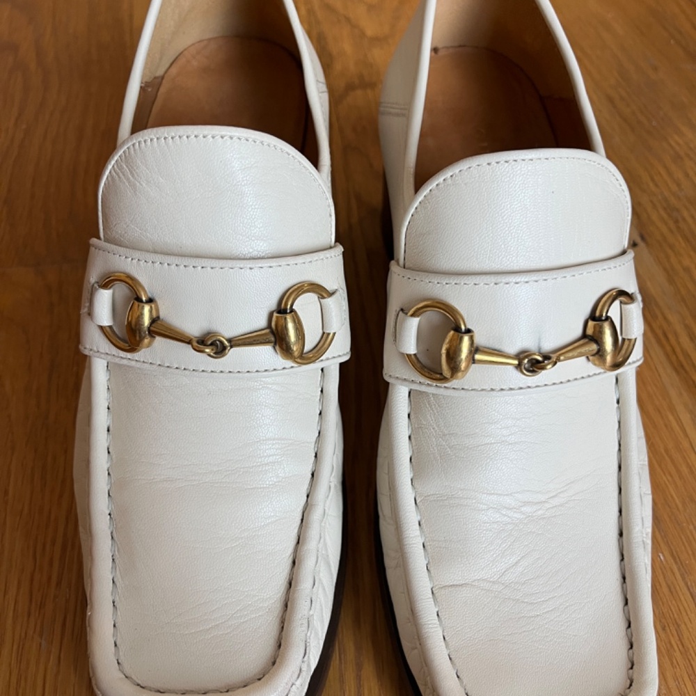 Gucci Vegas 1955 Horsebit Block Heeled Loafers - Picture 4 of 11